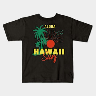 Aloha Hawaii Surf Kids T-Shirt